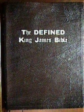 Cover art for The Defined King James Bible (Genuine Leather, 10 point Medium Print)