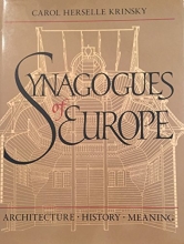 Cover art for Synagogues of Europe: Architecture, History, Meaning (Architectural History Foundation Book)