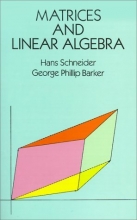 Cover art for Matrices and Linear Algebra (Dover Books on Advanced Mathematics)
