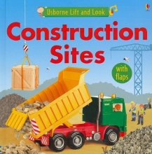 Cover art for Construction Sites (Usborne Lift and Look Board Books)