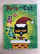 Cover art for Pete the Cat Saves Christmas