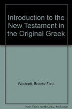 Cover art for Introduction to the New Testament in the Original Greek: With Notes on Selected Readings
