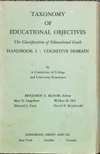 Cover art for Taxonomy of Educational Objectives: The Classification of Educational Goals,