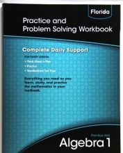 Cover art for Algebra 1- Practice and Problem Solving Workbook