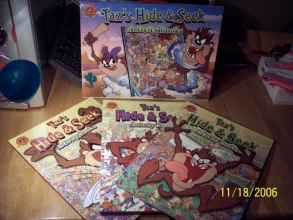 Cover art for Looney Tunes Taz's Hide and Seek Activity Books