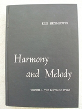 Cover art for Harmony and Melody: Diatonic Style