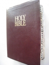 Cover art for The Open Bible New King James Version Burgundy Leather #2455BG