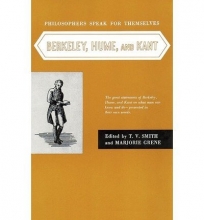 Cover art for Berkeley, Hume, and Kant (Philosophers Speak for Themselves)