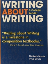 Cover art for WRITING ABOUT WRITING >INSTRS.