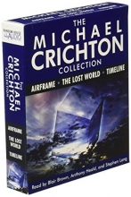 Cover art for The Michael Crichton Collection: Airframe, The Lost World, and Timeline
