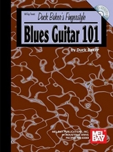Cover art for Mel Bay Duck Baker's Fingerstyle Blues Guitar 101