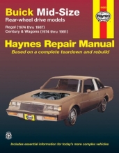 Cover art for Buick Mid-Size Models Manual: 1974 Thru 1987 (Haynes Manuals)