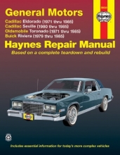 Cover art for Cadillac Eldorado, Olds Toronado, Buick Riviera 1971-85 (Haynes Manuals)