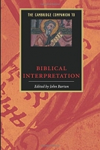 Cover art for The Cambridge Companion to Biblical Interpretation (Cambridge Companions to Religion)