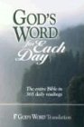 Cover art for GOD'S WORD for Each Day