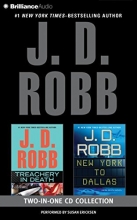Cover art for J. D. Robb - Treachery in Death and New York to Dallas 2-in-1 Collection: Treachery in Death, New York to Dallas (In Death Series)