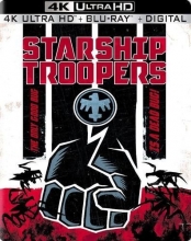 Cover art for Starship Troopers 4K UHD Blu-ray Disc Exclusive Steelbook