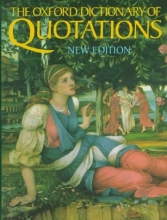 Cover art for The Oxford Dictionary of Quotations
