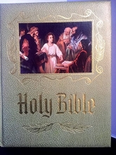 Cover art for Holy Bible Master Reference Edition Authorized or King James Version New and Old Testament Red Letter Edition Illustrated