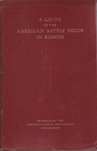 Cover art for Guide to American Battle Fields in Europe.