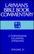 Cover art for 2 Corinthians, Galatians, Ephesians (Laymans Bible Book Commentary)