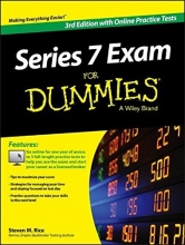 Cover art for Series 7 Exam For Dummies, with Online Practice Tests