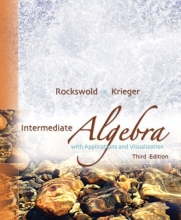 Cover art for Intermediate Algebra with Applications and Visualization (3rd Edition)