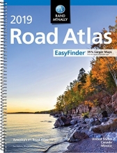 Cover art for 2019 Rand McNally EasyFinder Midsize Road Atlas