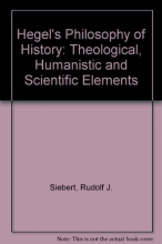 Cover art for Hegel's Philosophy of History: Theological, Humanistic and Scientific Elements