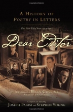 Cover art for Dear Editor: A History of Poetry in Letters