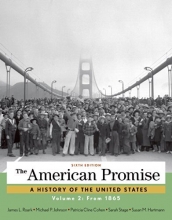 Cover art for The American Promise, Volume 2: From 1865