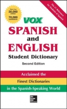Cover art for VOX Spanish and English Student Dictionary, Hardcover, 2nd Edition (Vox Dictionaries)