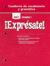 Cover art for Exprsate!: Cuaderno de vocabulario y gramatica Student Edition Level 1 (English and Spanish Edition)