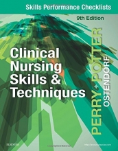 Cover art for Skills Performance Checklists for Clinical Nursing Skills & Techniques, 9e