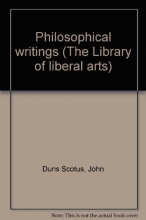 Cover art for Philosophical Writings (The Library of liberal arts)