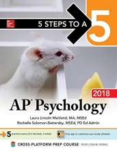 Cover art for 5 Steps to a 5: AP Psychology 2018 Edition (McGraw-Hill 5 Steps to A 5)