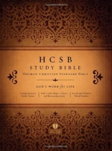 Cover art for HCSB Study Bible, Brown/Tan Duotone