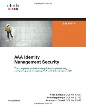Cover art for AAA Identity Management Security (Cisco Press Networking Technology)