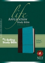 Cover art for Life Application Study Bible NLT, Personal Size, TuTone