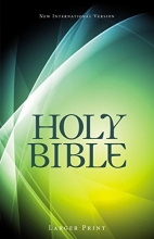 Cover art for NIV, Holy Bible, Larger Print, Paperback