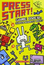 Cover art for Game Over, Super Rabbit Boy! A Branches Book (Press Start! #1)