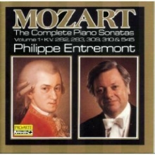 Cover art for Philipe Entremont plays Mozart: Piano Sonatas Vol. 1: K.282, 283, 309, 310, and 545