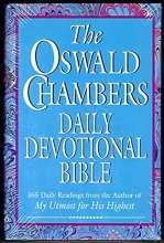 Cover art for The Oswald Chambers Daily Devotional Bible: 365 Daily Readings from the Author of My Utmost for His Highest (New King James Version)