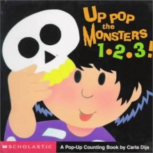 Cover art for Up Pop the Monsters 1-2-3!: A Pop-Up Counting Book