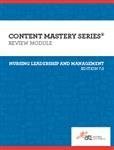 Cover art for Leadership and Management Review Module - Edition 7.0 - 2016