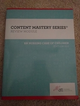 Cover art for ATI: Content Mastery Series Review Module - RN Nursing Care of Children