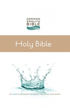 Cover art for CEB Common English Thinline Bible, Hardcover
