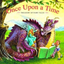 Cover art for Once Upon a Time Treasury of Fairy Tales 9781412763325 (Padded Treasury)