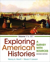 Cover art for Exploring American Histories, Volume 1: A Survey with Sources