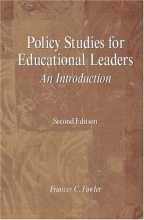 Cover art for Policy Studies for Educational Leaders: An Introduction (2nd Edition)